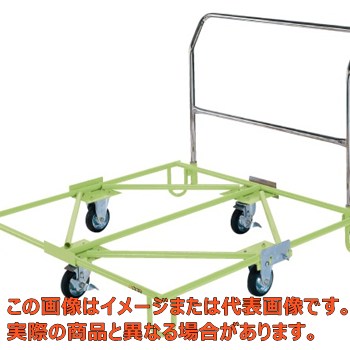 【代引不可・配送日時指定不可・個人宅不可】樹脂パレット台車（取手付タイプ）　SC−110T