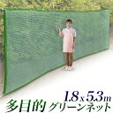 【★月間セール★】多目的ネット グリーンフェンスネット/1枚・2枚・5枚/安全ネット 約1.8m×1.5m/枯葉防止 防風 防塵 飛散防止 ごみネット/脱走防止...