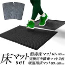 【ポイント10倍】消毒床マット4点セット/床マット1枚 ・ 交換用不織...(3)
