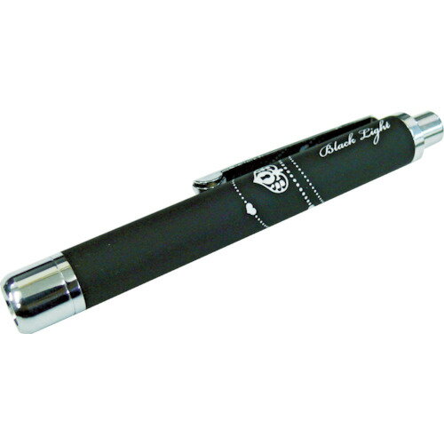 KONTEC　1灯ラバー調ペン型ブラックライト　ブラック PW-UV375H-07BL　コンテック