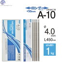 日鉄 溶接工業　アーク溶接棒 　A-10 ( A10 )　溶接 技能者試験向き ロングタイプ φ 4.0mm 450mm ばら売り 1kg