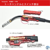 トーチハンドル部拡大写真