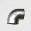 ☆JFE　鋳鉄製 (白)　エルボ (L)　20A (3/4)　90°　ねじ込み式管継手