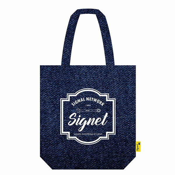 【1枚までメール便対応】☆SIGNET/シグネット　69081　デニムトートバッグ