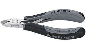 ☆KNIPEX/クニペックス　7702-120HESD　超硬刃エレクトロニクスニッパー　　輸入　工具