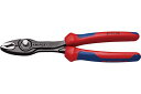 【3点までメール便対応】☆クニペックス/KNIPEX 8202-200SB スリップジョイントプライヤー ツイングリップ 200mm 輸入 工具