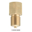 ☆右下 圧力計用アクセサリー MJ 接続ジョイント BC G1/4×R3/8 MJ-281 黄銅製 コード(3260500)(4)