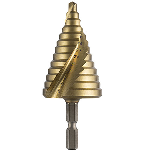 ☆ムラテックKDS　SD-5MT　ステップドリル　チタンコーティング　六角軸　穴径5〜35mm