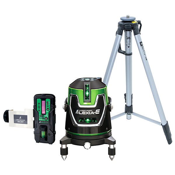 ☆シンワ 70895 レーザーロボ LEXIA－E 51 グリーン 受光器・三脚セット レーザー墨出し器 レクシア