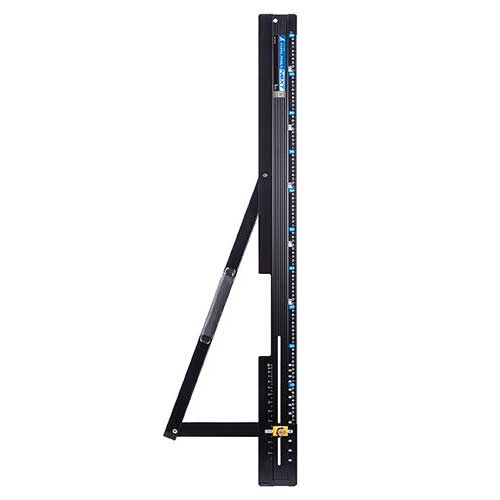 ☆シンワ　73122　丸ノコガイド定規　たためるエルアングルNext　60cm　角度切断機能付