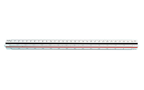 ☆シンワ　74950　三角スケール A−30　30cm　土地家屋調査士用　JIS