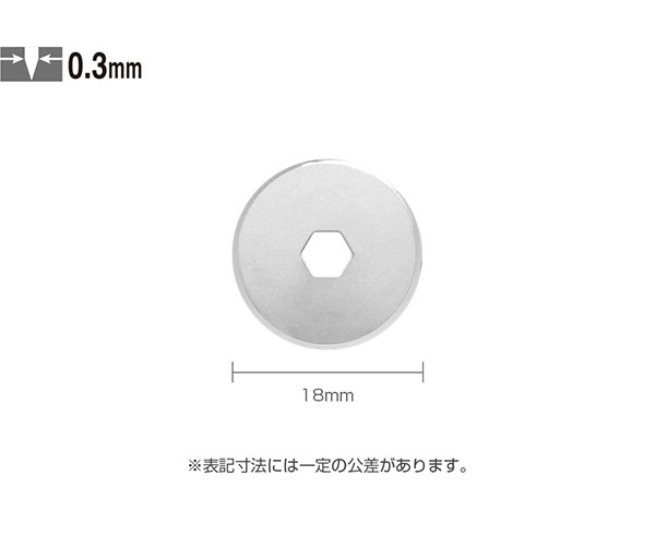 【20点までメール便対応】☆OLFA/オルファ　RB18-2　円形刃18ミリ替刃　2枚入