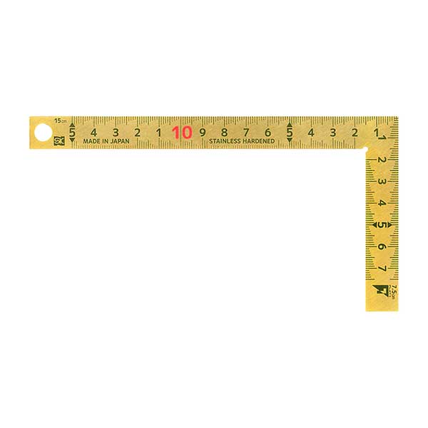 ☆新潟精機 FLAT1-G15C 曲尺 フラット1 15cm 鎧護コート