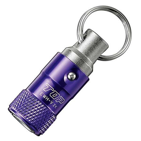 ☆トップ工業/TOP　EWH-V　バイオレット　携帯用ワンタッチ式ソケットホルダー　リング付