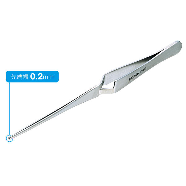 【メール便対応】☆HOZAN/ホーザン　P-89　逆作用ピンセット　　コード（3708331）