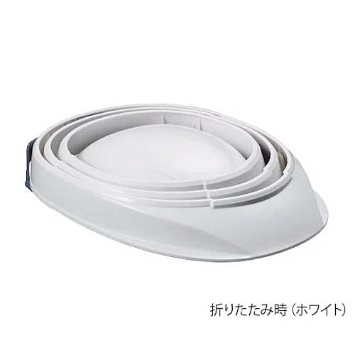 ☆加賀産業　KGO-1　オサメット（収納式ヘルメット）　ホワイト　【防災】　（7-599...