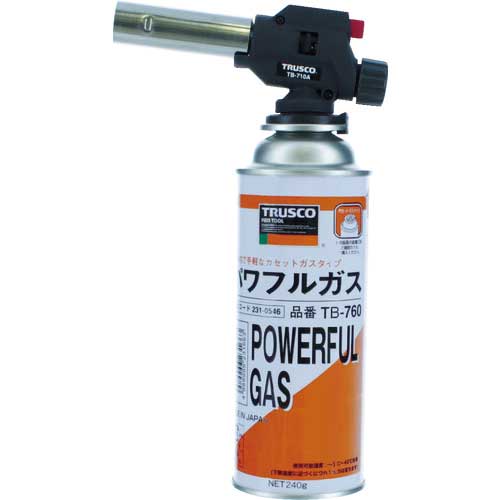 ☆TRUSCO/トラスコ中山　TB-710A　パワフルト−チ　カセットガスタイプ　　　コード（8561165）