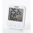 【メール便対応】☆TRUSCO/トラスコ中山 TDTM-001 熱中症・インフルエンザ危険度お知らせ付デジタル温湿度計 コード(1606371)