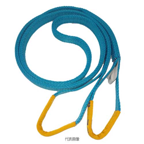 ☆テザック/TESAC　4E25×4　ブルースリング　JIS4等級　両端アイ形　幅25mm　長さ4m　IV E