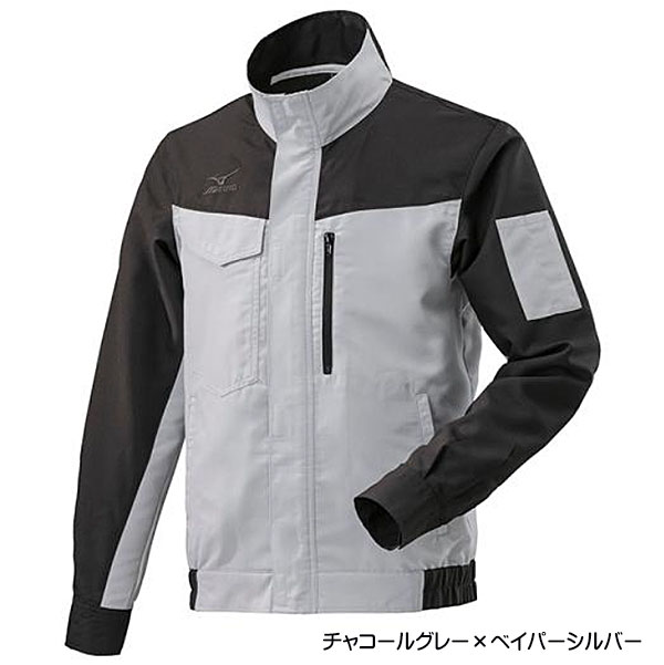 ☆ミズノ/MIZUNO　F2JE0183　ワークジャケット　春夏素材　4色カラー展開　(S〜4XL-8サイズ)　メンズ　【返品不可】