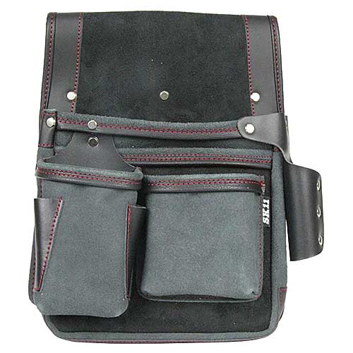 ☆SK11　SMK-3MSH　マチ付革製釘袋BLスミツボH　藤原産業