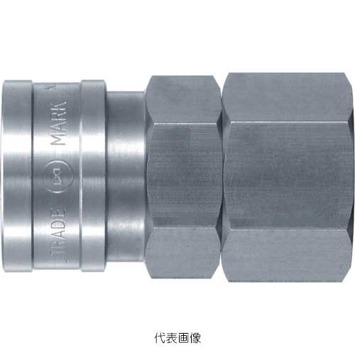 樂天商城 - ☆日東工器　400SF STEEL FKM　ソケット　ハイカプラ(鋼鉄製)　ふっ素ゴムFKM（04017）