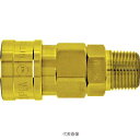 ☆日東工器 600SM BRASS FKM ソケット ハイカプラ(真ちゅう) ふっ素ゴムFKM(04149)