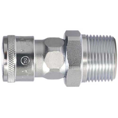 ☆日東工器　60SM　ソケット　ハイカプラ(鋼鉄)　ニトリルゴムNBR