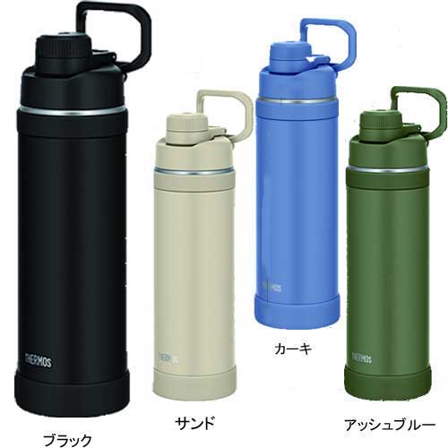 乐天商城 - ☆サーモス/THERMOS　FJU-1000　真空断熱スポーツボトル　1L　ブラック（FJU-1000 BK）・サンド（FJU-1000 SND）・カーキ（FJU-1000 KKI）・アッシュブルー（FJU-1000 ASB）　　水筒