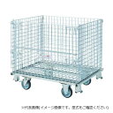 【法人向け】☆テイモー 508-C 100mmキャスター付 ボックスパレット 500×800×580 最大積載量300kg 【代引き不可】【車上渡し】