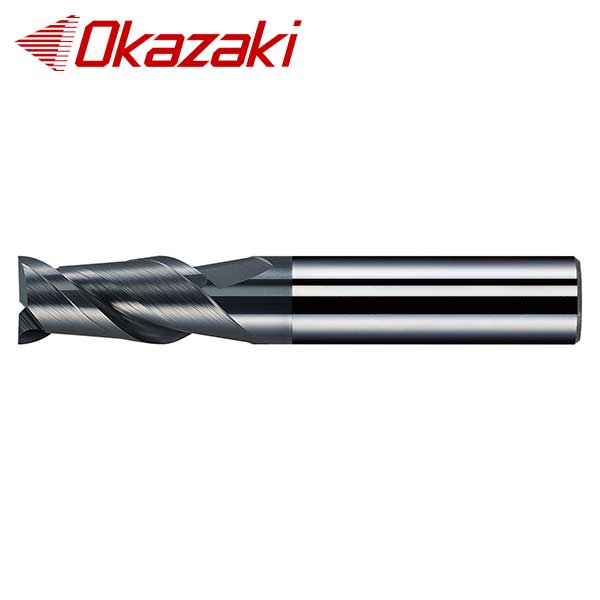 ☆岡崎精工 SPSEE2GA SPシリーズ 剛力ミル 2枚刃 OKコート 刃径φ1〜12 重切削用 エンドミル Okazaki