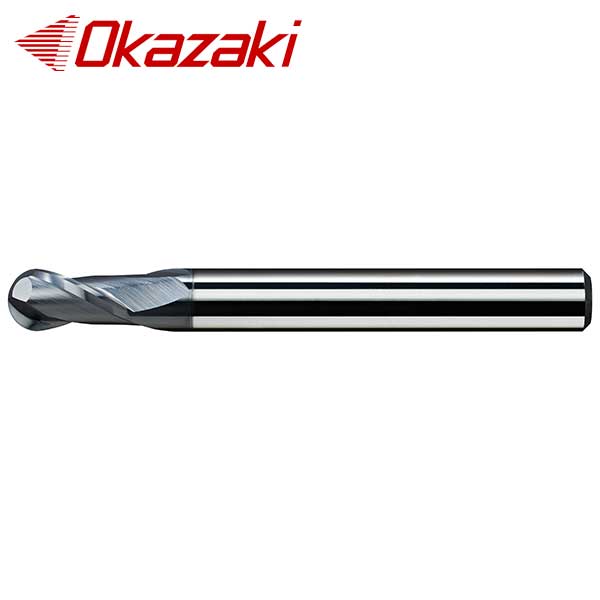 ☆岡崎精工 SPSBD2A SPシリーズ ボールエンドミル 2枚刃 OKコート 刃径0.5〜1.25R エンドミル Okazaki