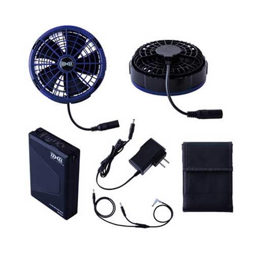 ☆AITOZ(アイトス)　AZ-865803-006-F　空調服用スターターキット　ブルー　（SK25011N50）