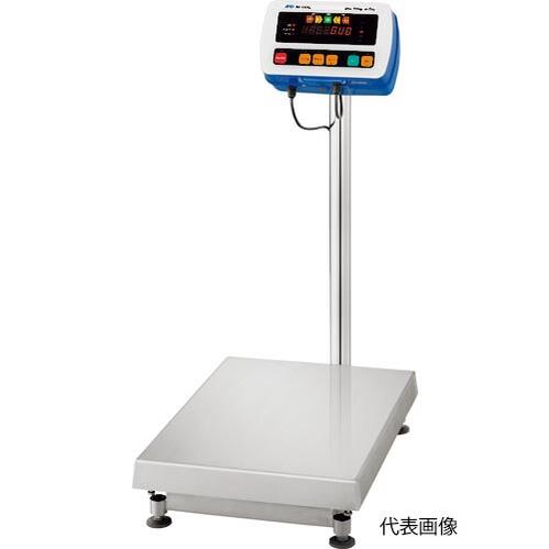 【特長】 ●防塵・防水仕様 IP69K / IP68： 防塵・防水の表示部と計量部で、全体に水をかけて洗浄可能。 ●高水圧（～100bar)、高温（80℃)の洗浄も可能で、汚れを素早く確実に洗い流せるので衛生的。 ●水没状態で洗浄可能（規定条件：水深1m、連続24時間）《IP68》 ●多湿な環境でも使用可能： 密閉性の高いケース形状に加え、内部の基盤まで防水コーティング ●ステンレス製スケルトンフレーム構造《SUS304》 ●ステンレス製ロードセル《SUS630》 耐腐蝕性/高精度 ●ステンレス製計量皿《SUS304》 ●タッチセンサースイッチ： 軽く触れるだけで操作が可能。表示器をプラスチックで保護し防水・防塵性を向上。 ●高輝度LED表示： 文字高14.6mm / コンパレータ表示は見やすい3色 ●コンパレータ表示： 5段階（HIHI、HI、OK、LO、LOLO)または3段階（HI、OK、LO)が選択可能。 ●直感的にわかりやすい3色カラーの矢印表示 。 ●kg・個数（pcs）モード ●RS-232C（端子台形状）/コンパレータ・リレー出力別売（装着時、はかりの防塵・防水性能はIP65になります） ●RS-422・485出力別売（装着時、はかりの防塵・防水性能はIP65になります） ●内蔵型小型鉛バッテリー（別売） ●電源ケーブル：3m ●ポール取り外し可能：ケーブル長1.5m 【仕様】 ●ひょう量：150kg ●最小表示：0.02kg(0.05kg) ●計量皿寸法：390×530mm 【注意事項】メーカー直送品につき、代引き決済ができかねます。ご了承くださいませ。 送り先が北海道、 沖縄・離島の場合は別途運賃が発生しますので都度ご確認下さい。