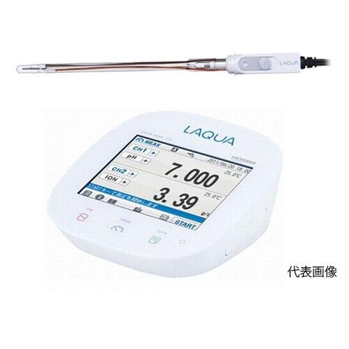 ☆堀場製作所/HORIBA　F-73L　卓上型pHメータセット（9680S-10D付）　　コード（0619-01-0002160）