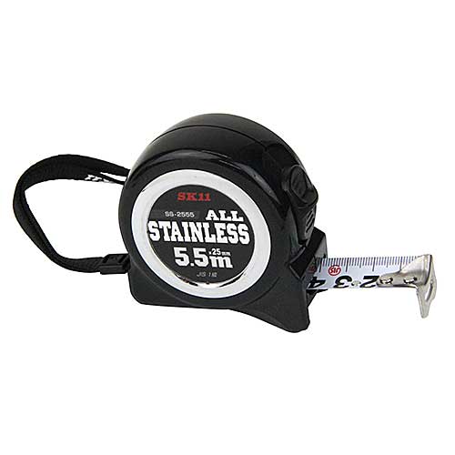 ★SK11 SS-2555 オールステンロック 25mm×5.5m 藤原産業