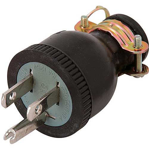 ★SK11　HP-3　接地ゴムプラグ　125V15A3芯　アース接続　　藤原産業