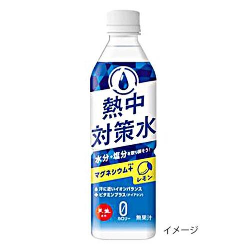 ☆赤穂化成　熱中対策水　レモン味　500ml　24本入(1ケース)　ペットボトル　熱中症対策のサムネイル