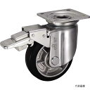 ☆ウカイ/岐阜産研 RGJMB-200 JMB型 重荷重用旋回キャスター 回転ストッパ付 鋼板製ゴム車輪