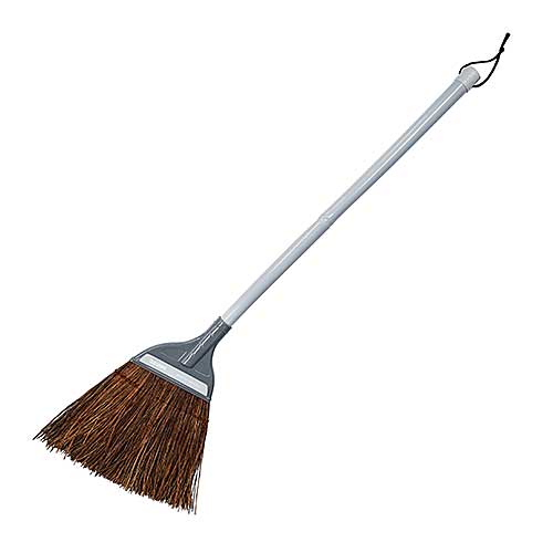 【代引き不可】☆アズマ　AZB153　赤シダほうき短柄　　藤原産業