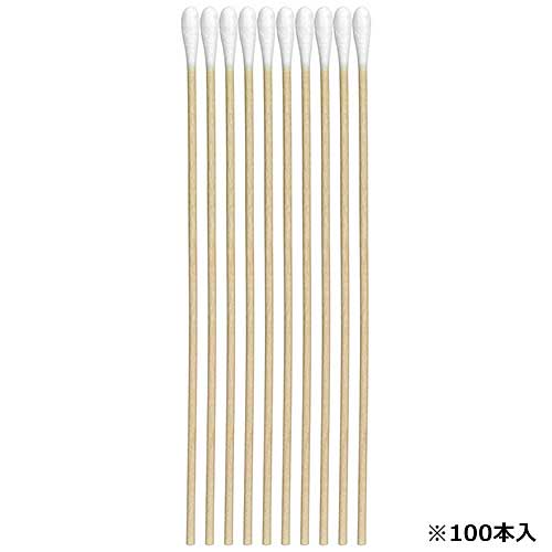 ★SK11　OM-7　お掃除綿棒しずく型　4.8mm　木軸　100本入　　藤原産業