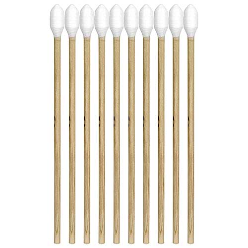 ★SK11　OM-10　お掃除綿棒円すい型　12.0mm　木軸　10本入　　藤原産業