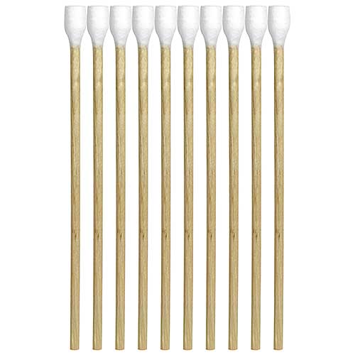 【メール便対応】★SK11　OM-12　お掃除綿棒上部平型　12.0mm　木軸　10本入　　藤原産業