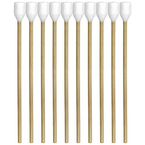 ★SK11　OM-13　お掃除綿棒上部平型　16.0mm　木軸　10本入　　藤原産業