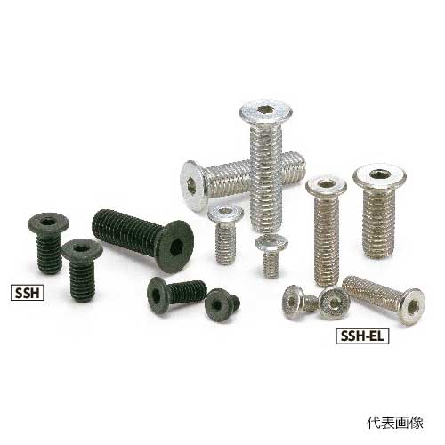 【メール便対応】☆NBK/鍋屋　SSH　六角穴付き極低頭ボルト　SCM435　【10本】