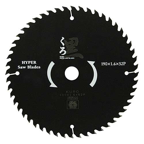 【メール便対応】★SK11 くろ(木工チップソー) 190×52P 藤原産業