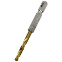 【メール便対応】☆SK11 六角軸Tin鉄ドリル 微短 4.0mm 藤原産業