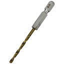 【メール便対応】☆SK11 六角軸Tin鉄ドリル 普通 3.0mm 藤原産業