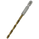 【メール便対応】☆SK11 六角軸Tin鉄ドリル 普通 4.0mm 藤原産業
