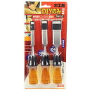 ☆E-Value 木工用DIYのみ ショート 3本組 9・15・24mm 藤原産業